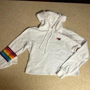 Cropped Aviator hoodie